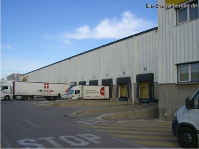 Logistikhalle in Spanien